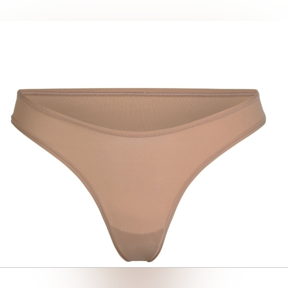 SKIMS JELLY SHEER DIPPED THONG/XL, 2X/ SIENNA/NWT
